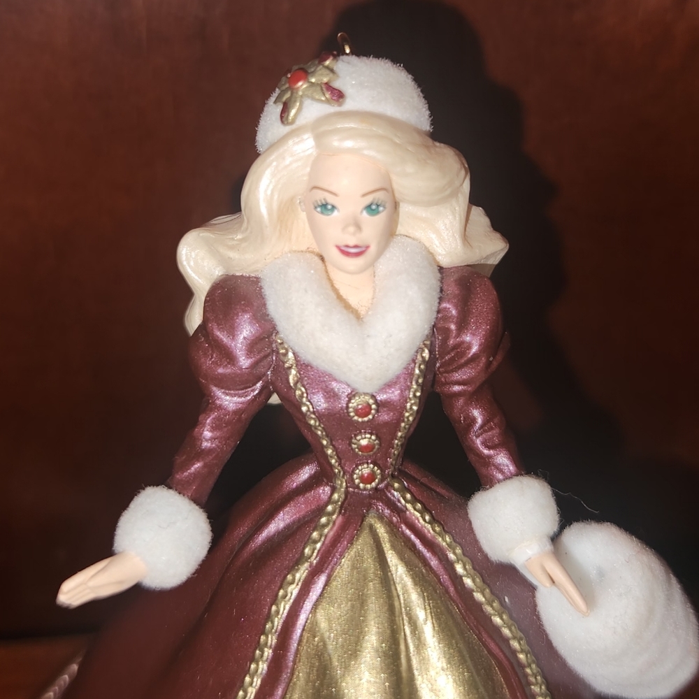 Vintage Holiday Barbie Christmas Ornament